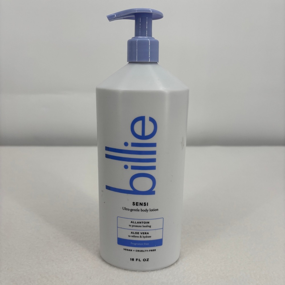 Billie Sensi Ultra-Gentle Body Lotion Fragrance Free Allantoin Aloe Vera 18oz